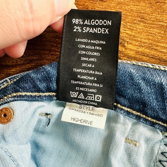 Dear John Denim Skinny Jeans with Raw Hem and Trim - Size 25 - Picture 12 of 15